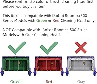 Vista 2 de neutop Piezas de repuesto Accesorios Filtros Cepillos compatibles con iRobot Roomba 500 Series 555 560 561 562 570 581 y otros modelos con cabezal