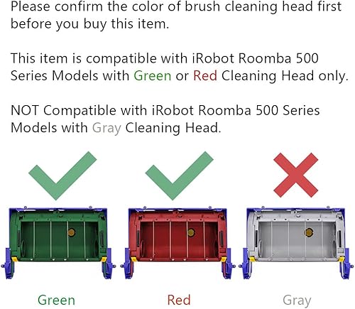 Miniatura 2 de neutop Piezas de repuesto Accesorios Filtros Cepillos compatibles con iRobot Roomba 500 Series 555 560 561 562 570 581 y otros modelos con cabezal