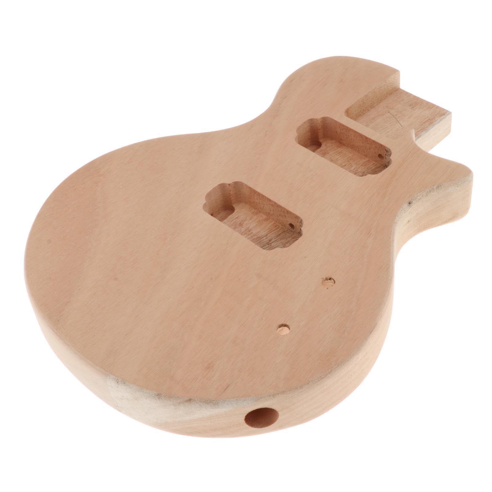 Costruisci chitarre elettriche con un kit fai da te per chitarra | incompiuto con tastiera in mogano e palissandro, inclusi kit di accessori per basso e chitarra, set completo