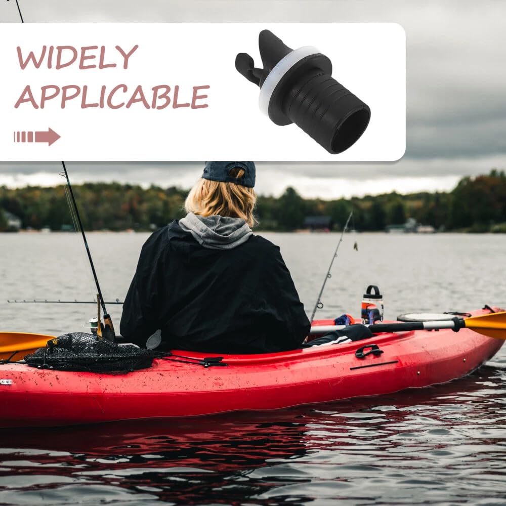 2 Pezzi Adattatore per Pompa SUP Adattatore per Kayak Valvola H-R Adattatore per Tubo Pompa a Pedale per BarcaCompatibile con Kayak Gonfiabile, Gommoni, Tavole Surf