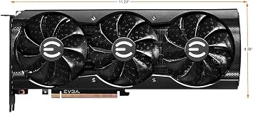 EVGA GeForce RTX 3070 Ti XC3 Ultra Gaming 08G-P5-3785-KL 8GB GDDR6X iCX3 Cooling ARGB LED Metal Backplate
