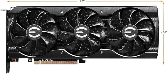 EVGA GeForce RTX 3070 Ti XC3 Ultra Gaming 08G-P5-3785-KL 8GB GDDR6X iCX3 Cooling ARGB LED Metal Backplate
