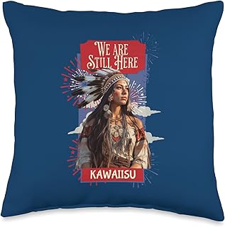 Kawaiisu Tribe Native Indian Proud Heritage Throw Pillow, 16x16, Multicolor