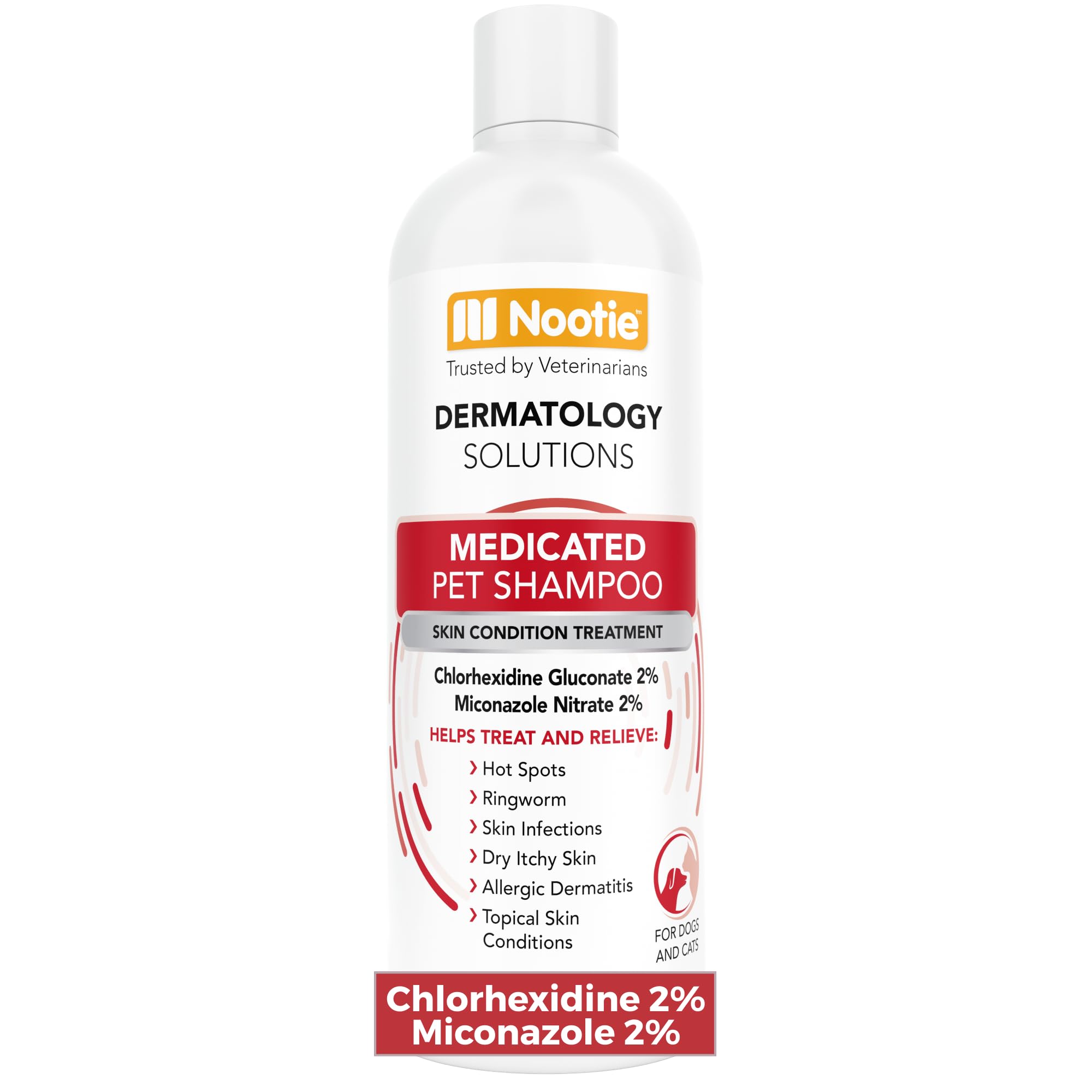 Medicated Pet Shampoo, Chlorhexidine Dog Shampoo for Itch Relief, Sold in Over 5,000 Vet Clinics & Pet Stores Worldwide- 8oz