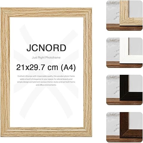 Cadre Photo JCNORD A4 Chêne Cover