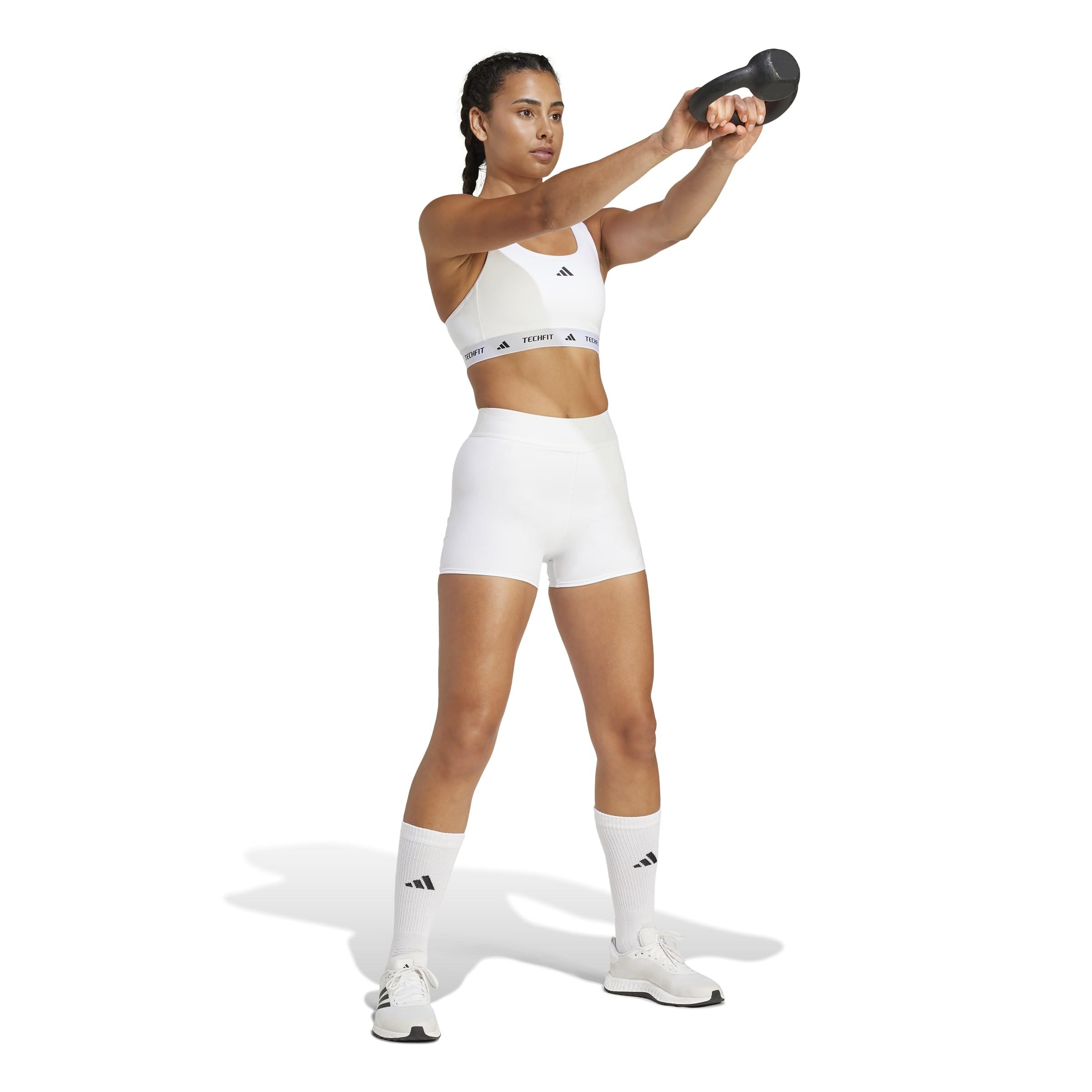 adidas adidas Techfit Stay In Play Short Leggings - Mallas Mujer