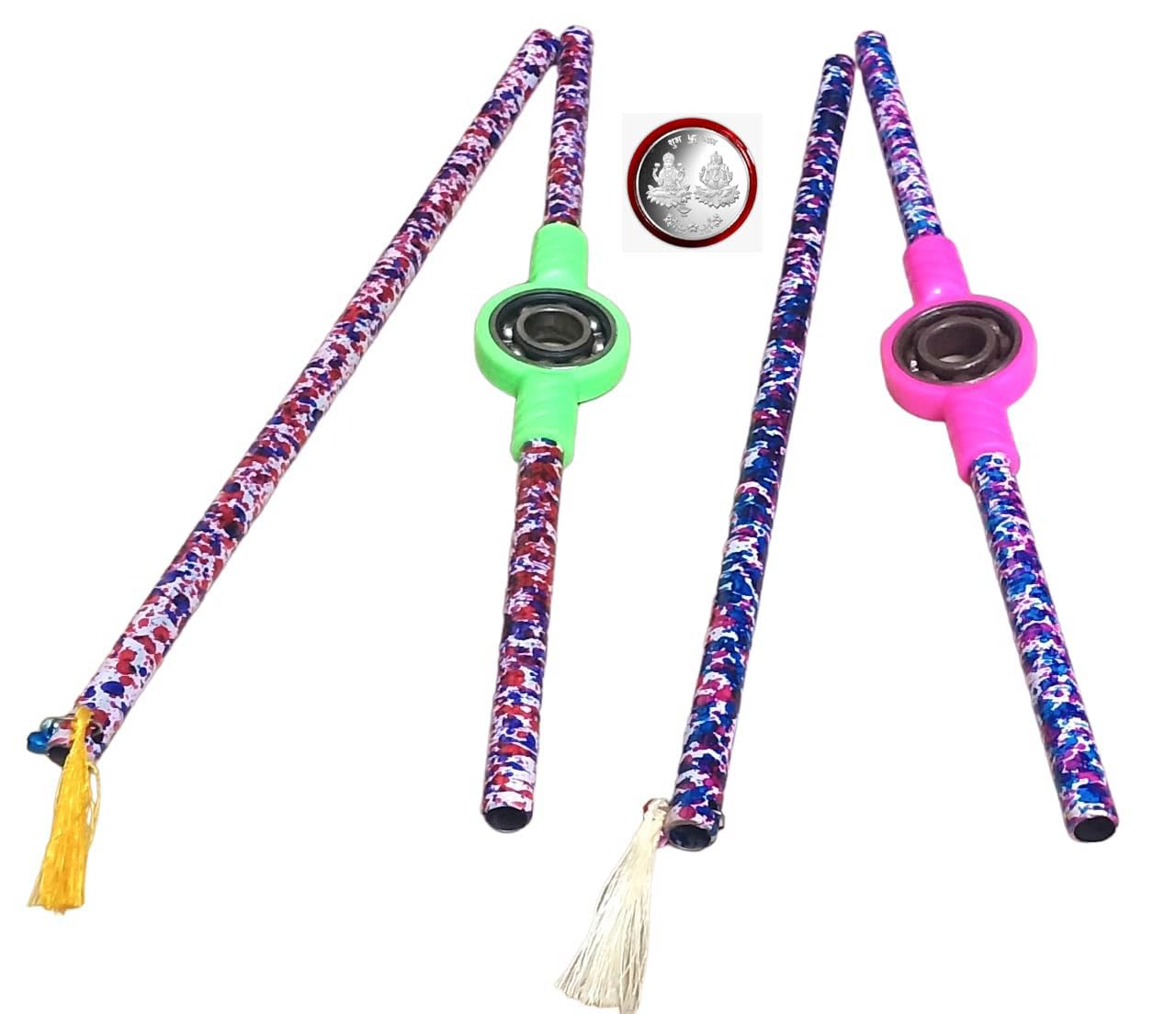 Anshri Printed Bering Dandiya Pairs Dandiya Sticks for Dance | Navratri Dancing Stick for Playing Garba | Garba Steel Dandiya Sticks | Garba Stick Set of 1 (Pack of 1) (B0DGG5BGC4) Amazon Price History, Amazon Price Tracker