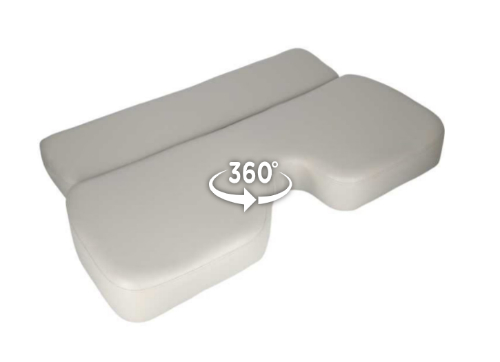 A KB クッション Amazon.com: Seat Cushion Set - 2 Piece Vinyl Gray fits Kubota