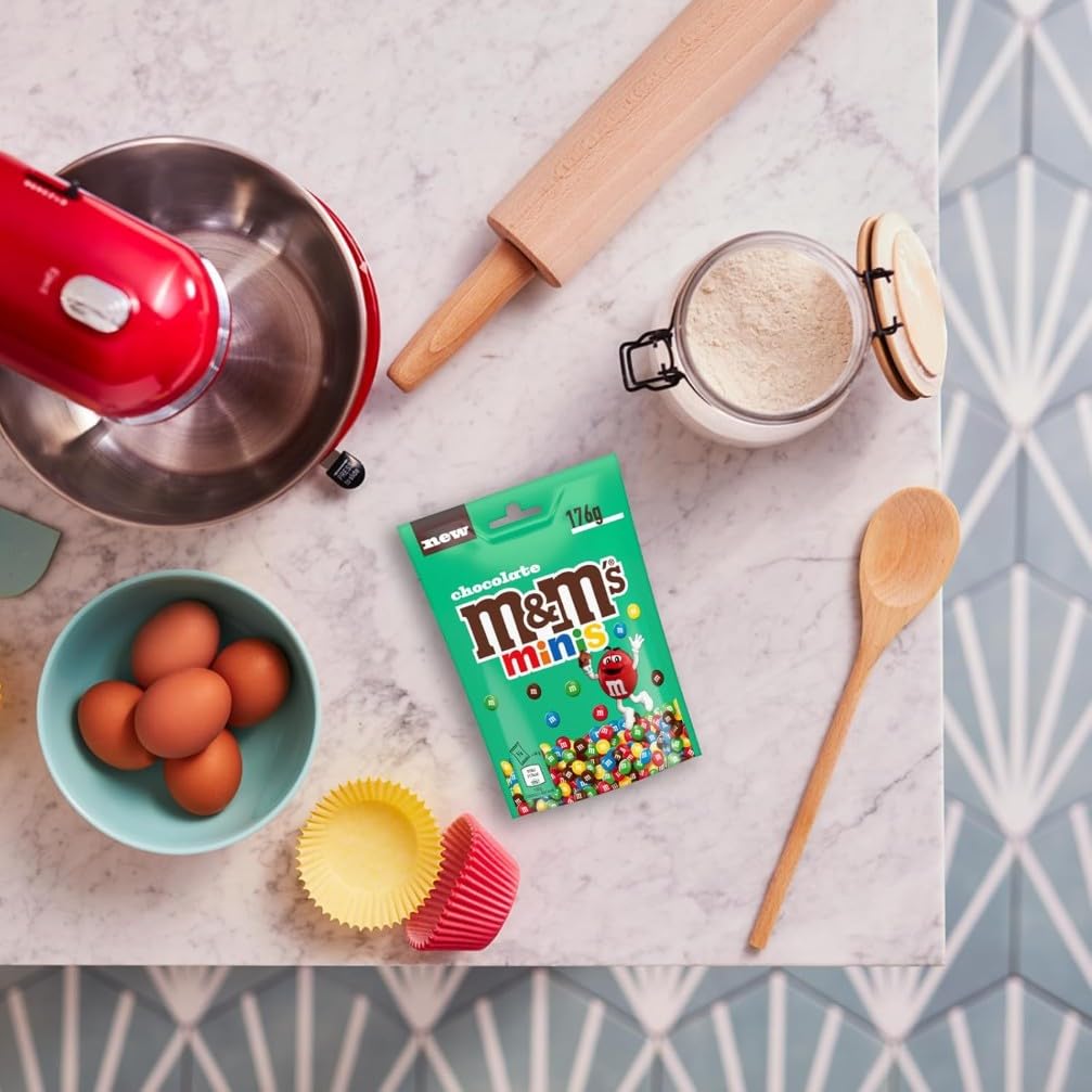 M&M's Minis Snack en Bolitas de Colores de Chocolate con Leche 176g