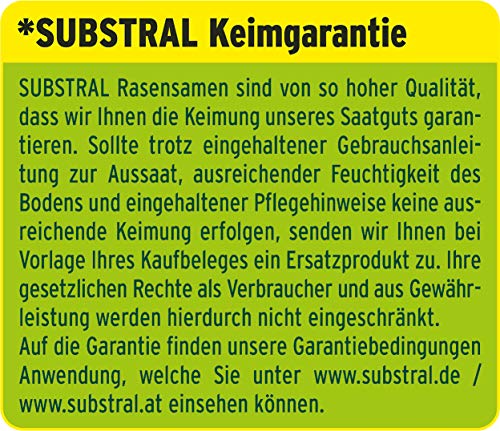 Foto von Substral Rasensamen Der Schattige, Schattenrasen, Premium Rasensamen für schattige Stellen, 2 kg für 100 m²