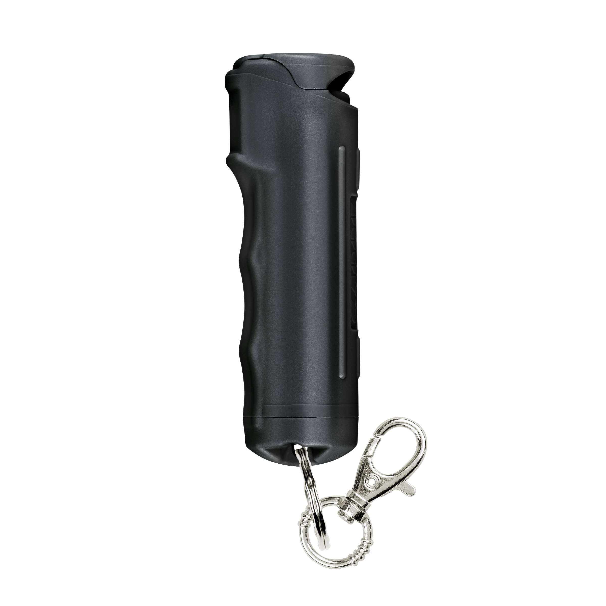 RED Flip Top Pepper Gel with Key Ring – Gel is Safer – Maximum Strength OC Spray, Durable Hard Case, Easier to Use, Finger Grip for Accurate Aim, 12-Foot (4M) Range, 25 Bursts (5X Other Brands), Black Pepper Gel Spray, (Model: F15-BUSG)-image-40
