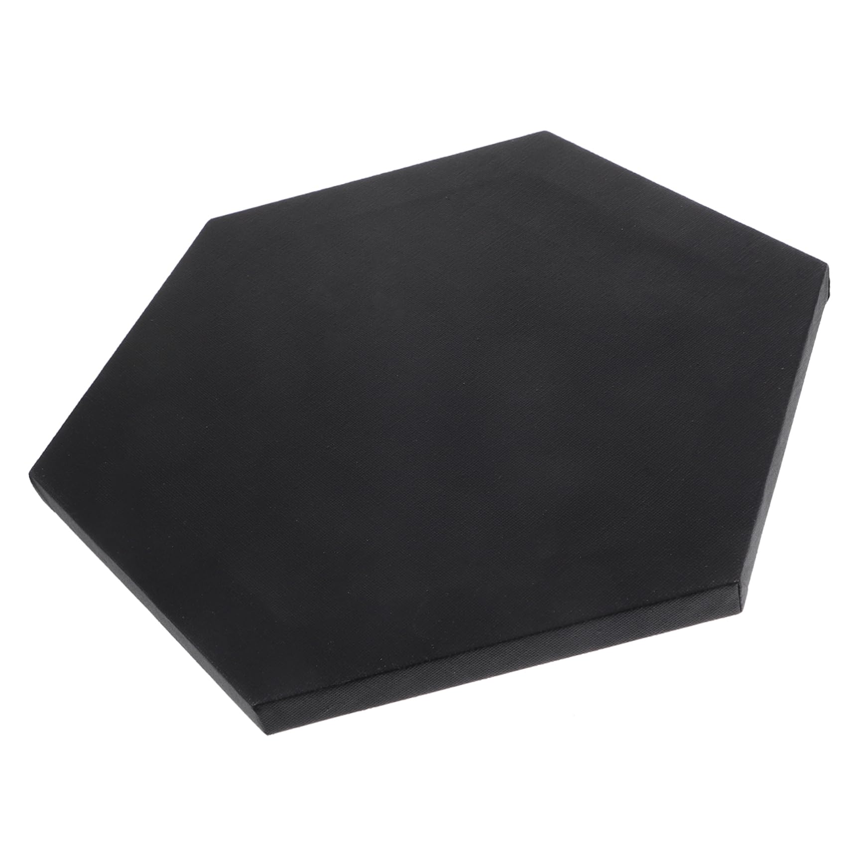 Tablero de pintura de lino negro y madera Veemoon con soporte hexagonal de alta densidad
