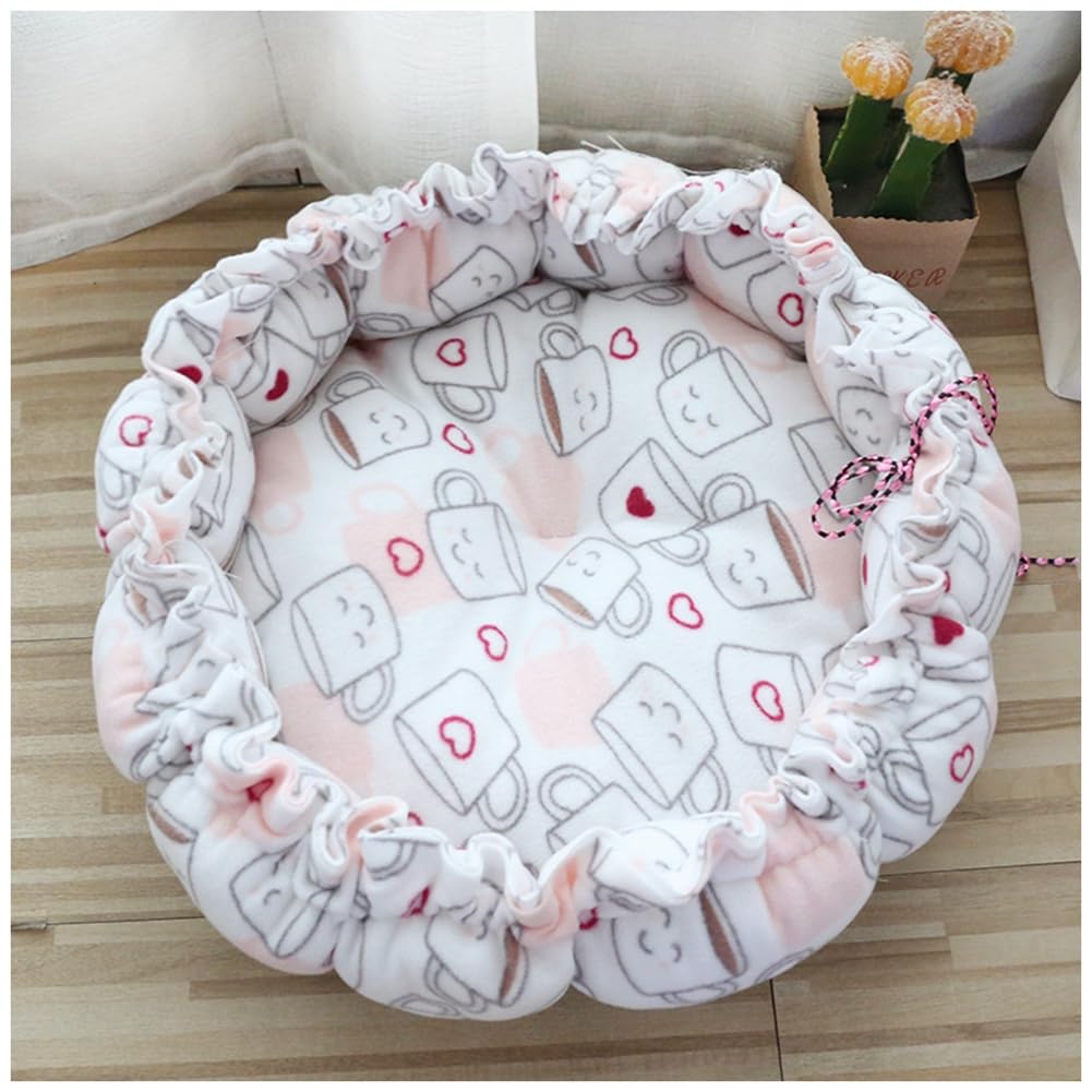 YOUCAI Dog Bed Washable, Soft Cosy Dog Sofa Bed Puppy Bed Cat Sofa Bed for Small Medium Large Pets, Soft Cushion Round Nesting Cave Bed,09,70cm