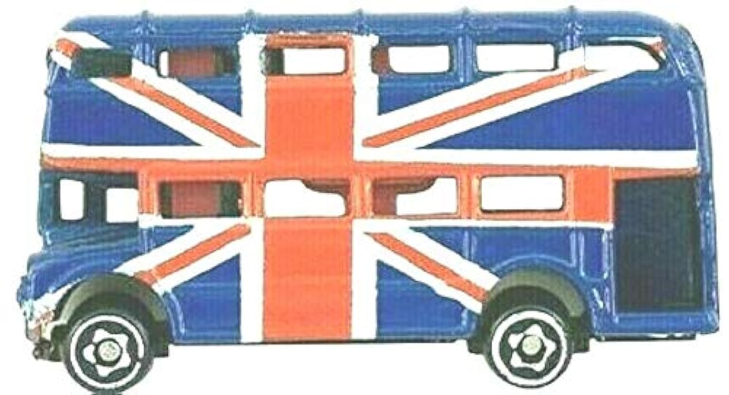 London Bus Fridge Magnet Union Jack Flag Die Cast Metal Routemaster UK GB Gift