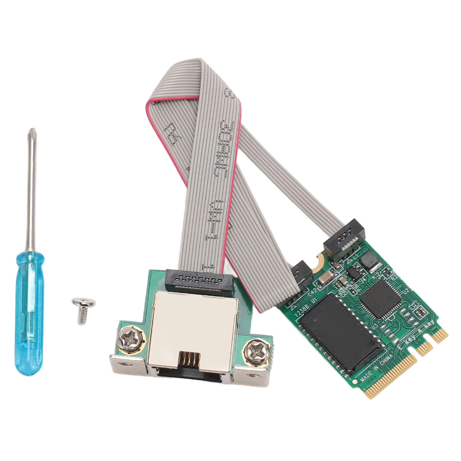 Adaptateur Ethernet M.2 A+E Key 2.5G, Carte Réseau Ethernet RJ45 Gigabit RTL8125B, pour 7/8/8.1/10, Serveur 2008/2012/2016, pour Linux