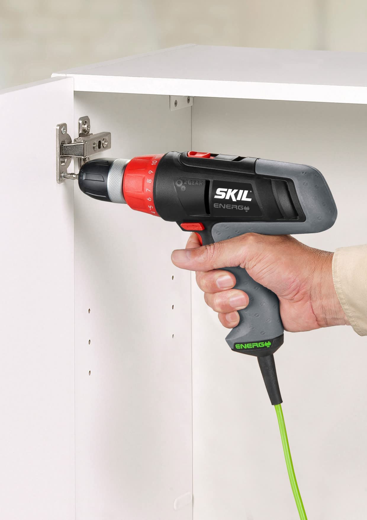 Skil 6221AA Energy Trapano Avvitatore a Filo, Nero/Antracite