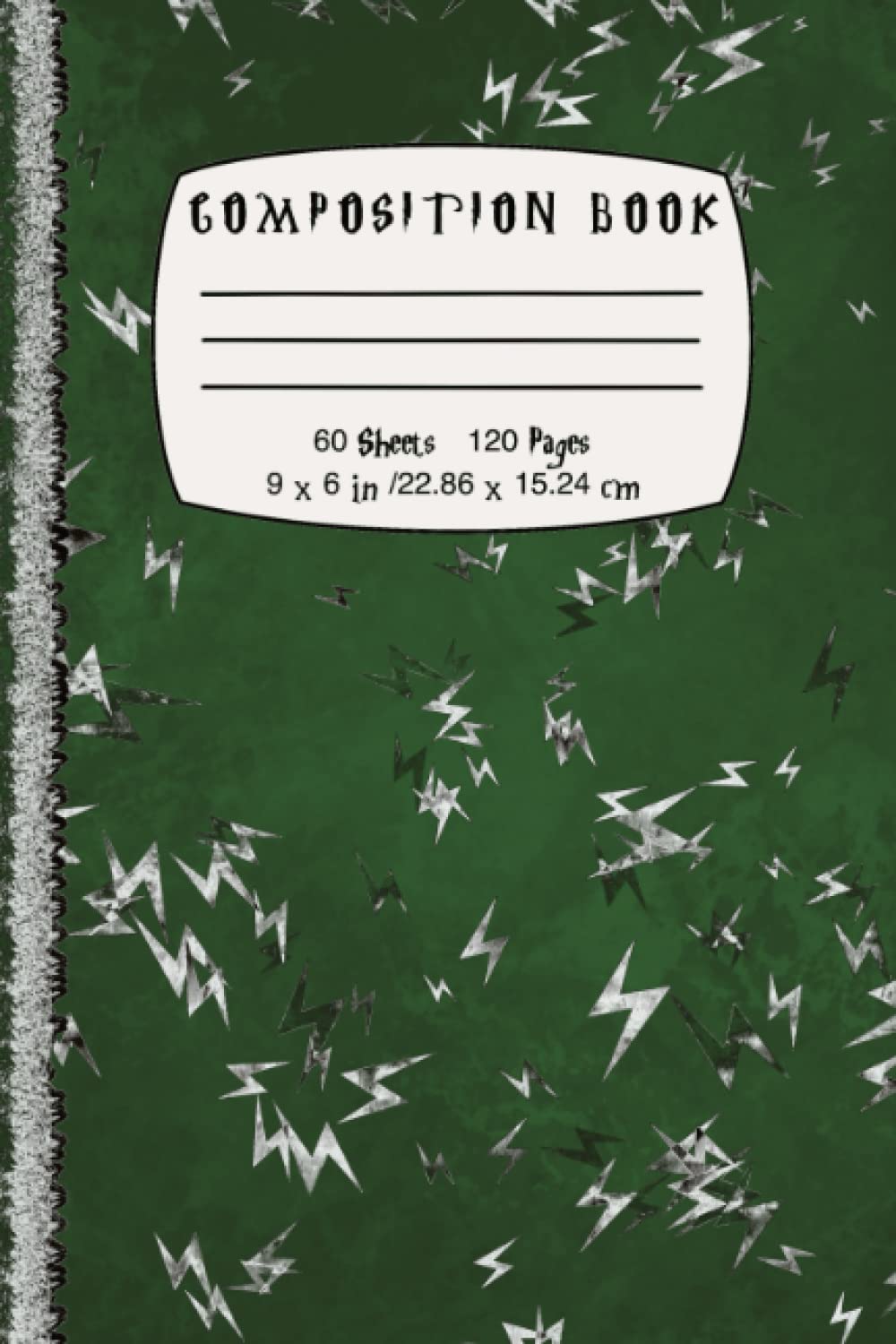 Slytherin Inspired Composition Notebook