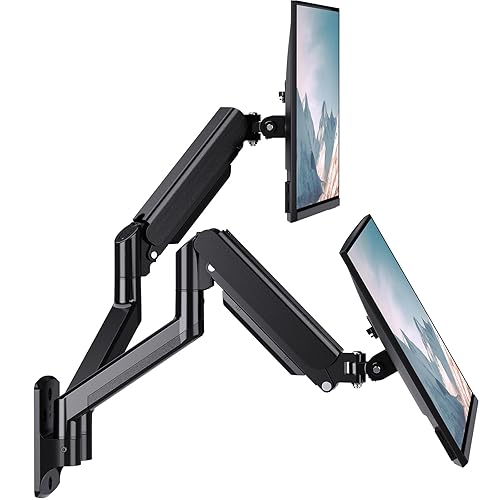 WALI Dual Monitor Wall Mount for 17 to 32 inch Screens