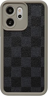 BESHYAKA Case Cover Compatible with OPPO Reno 14 F, Patterned Silicone Sleek Minimalist Design, Raised Edges, Soft Touch, Printed Design, Shockproof (Gray)