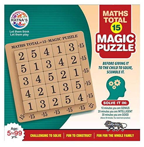 RatnaS Ratnas Magic Puzzle Maths Total 15-Kids (B074STLB9K) Amazon Price History, Amazon Price Tracker