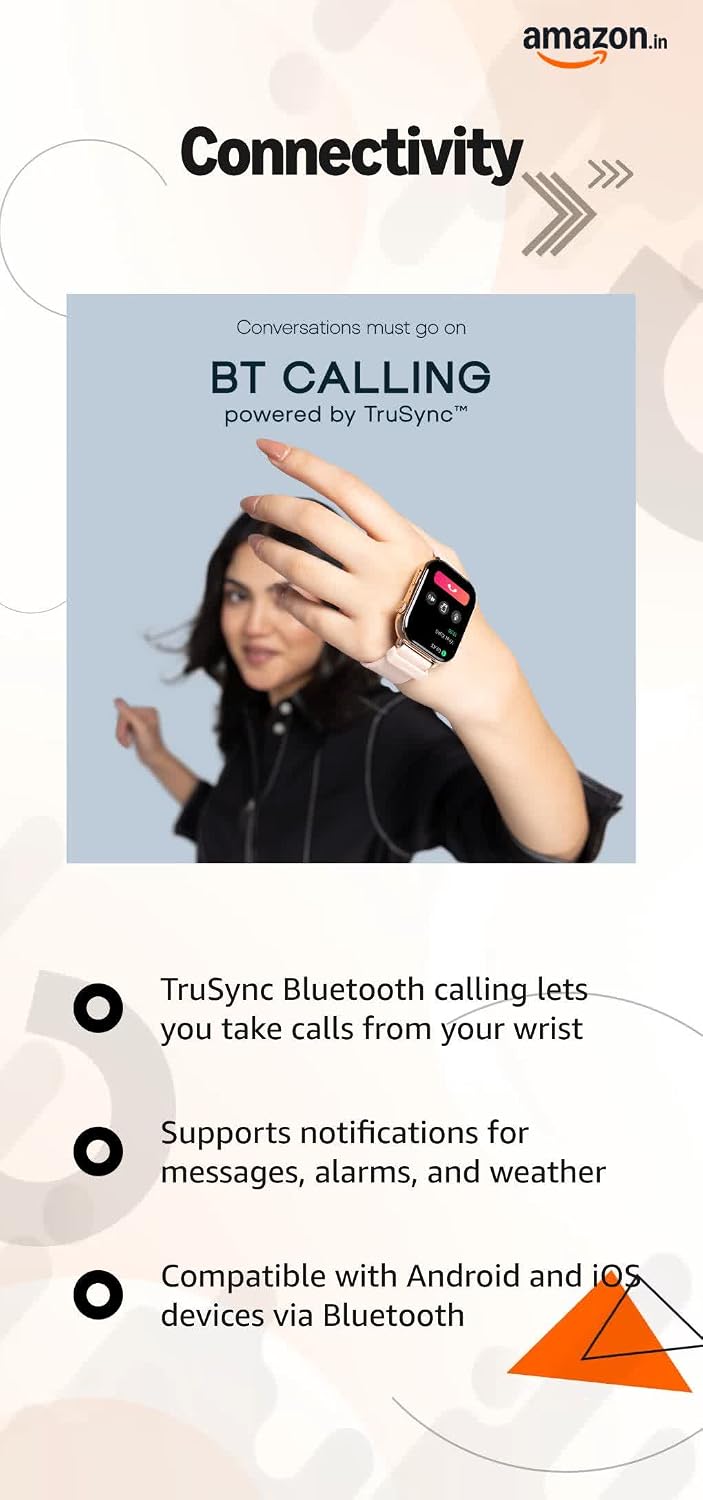 Noise Pulse 4 Max Smart Watch with AI Create (India's 1st Ever with Unlimited Watch Faces), AI Search, 1.96" AMOLED Display, Functional Crown