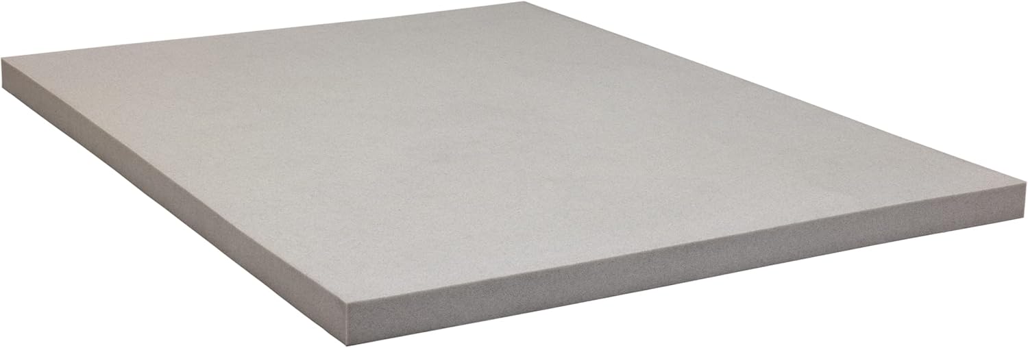 Beautyrest Black Diamond Cooling, Pressure-Relieving Memory Foam Mattress Topper, King, 3-Inch, Grey