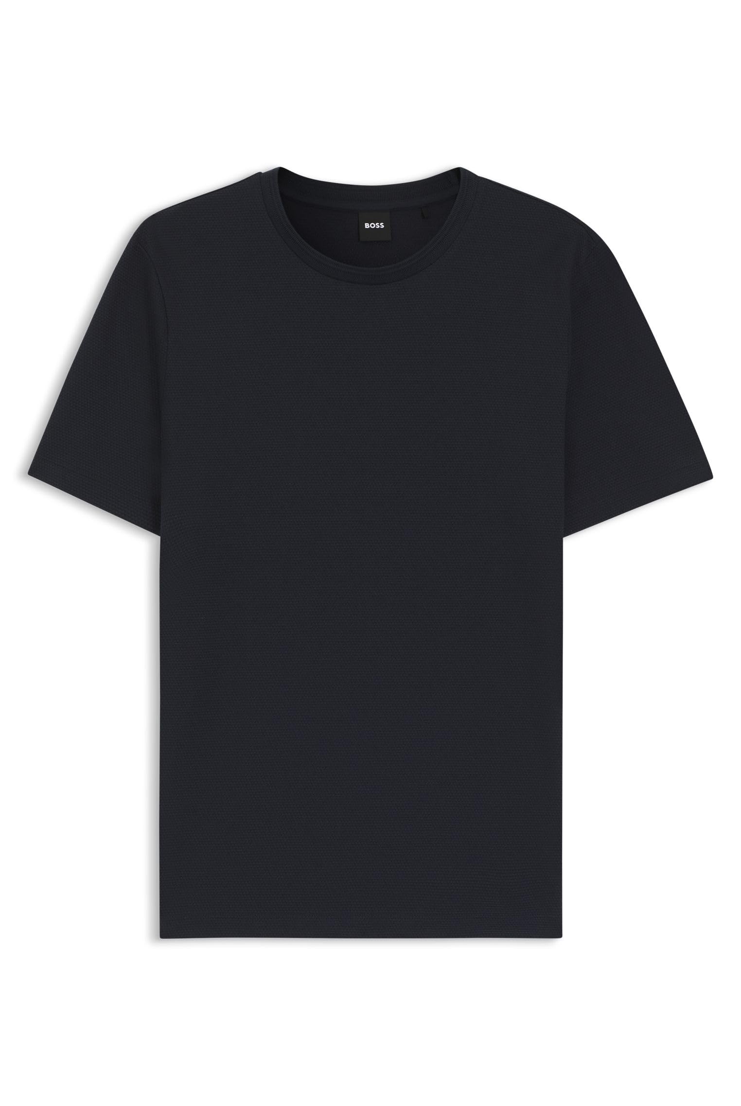 Boss Men's Tiburt Bubble Structure Cotton Short Sleeve T-Shirt - Dark Blue - 3X Large