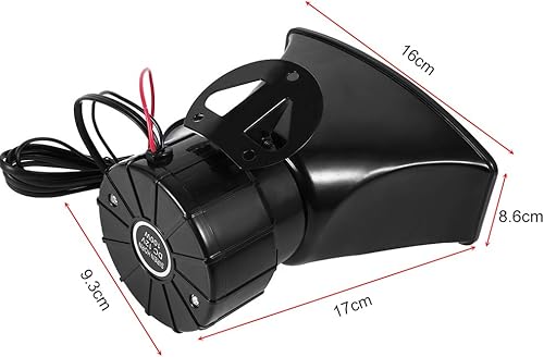 Miniatura 5 de Estink Sirena de bocina, 12 V, 120 dB, 7 tonos, alarma electrónica de advertencia para coche, barco, furgoneta, camión