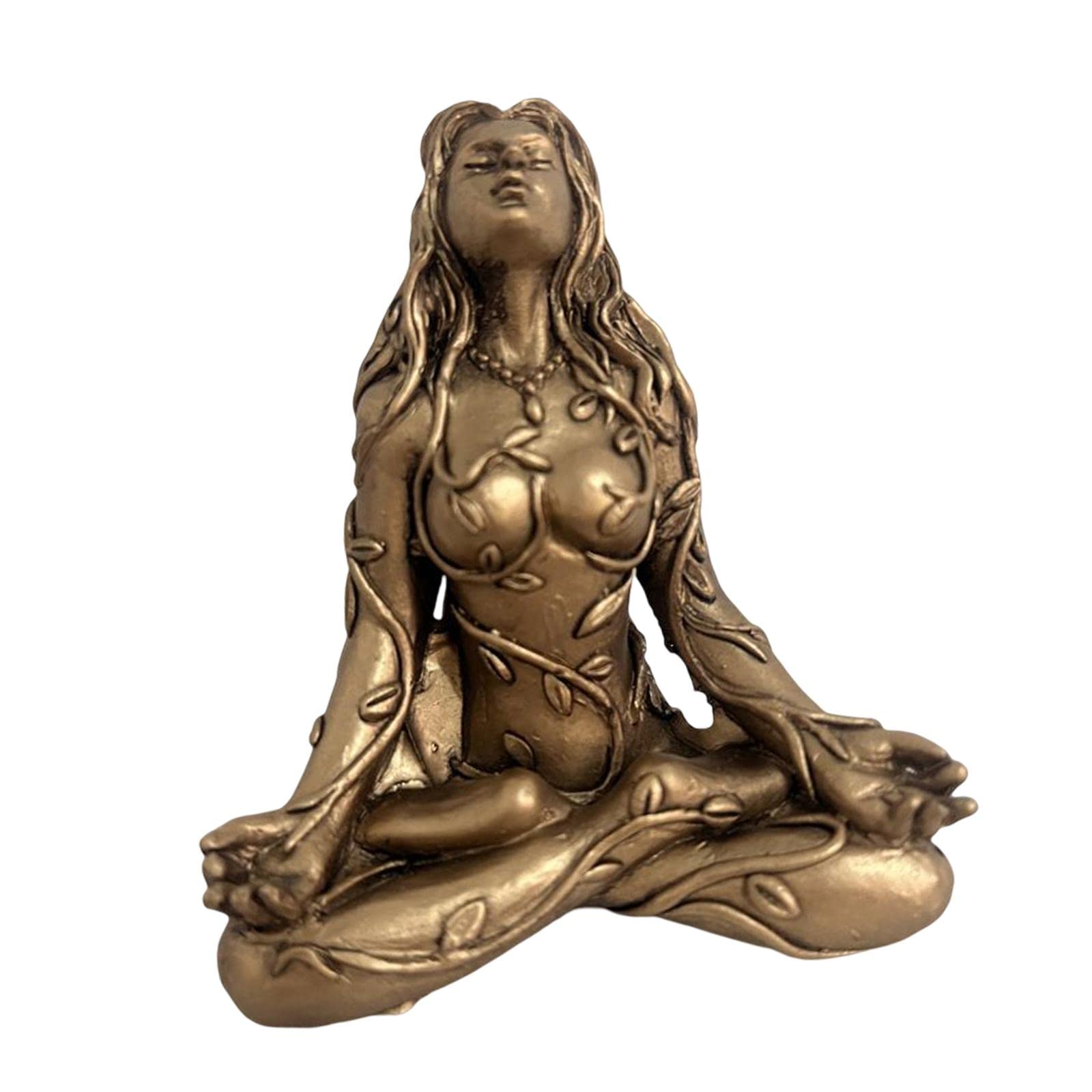 Kbolae Millennial Gaia Statue Decoration Small Tea Room Mother Earth Goddess Statue