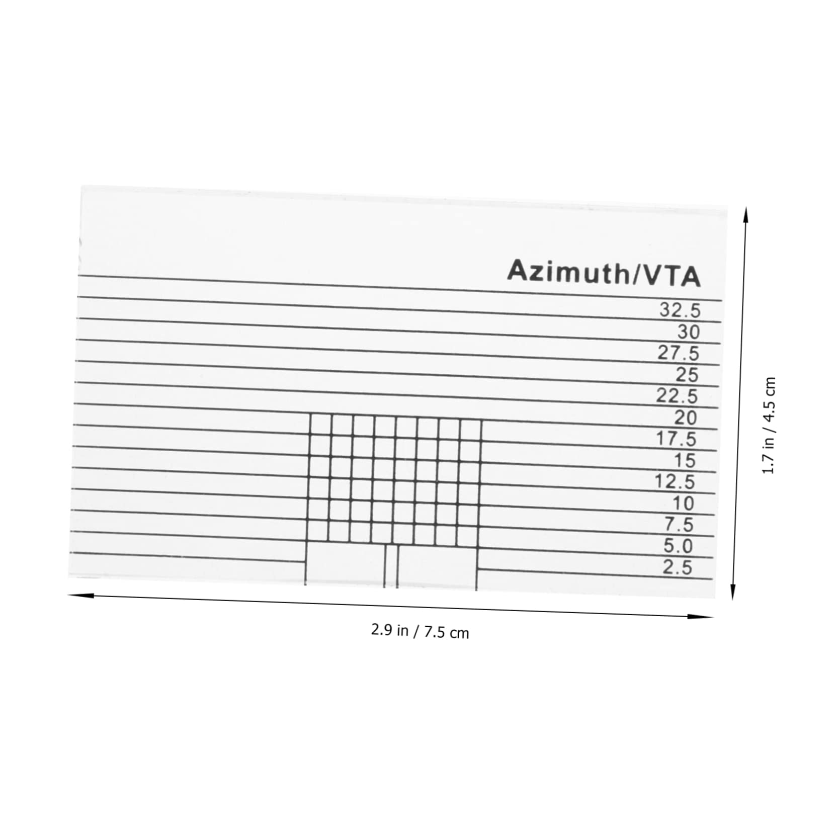 GLEAVI 5pezzi Ruler Per Precisa Del Braccio Del Giradischi Misuratore Di Allineamento Vinile Strumento Di Calibrazione Anti-scivolo Trasparente Per Appassionati Di Musica e Riparazioni