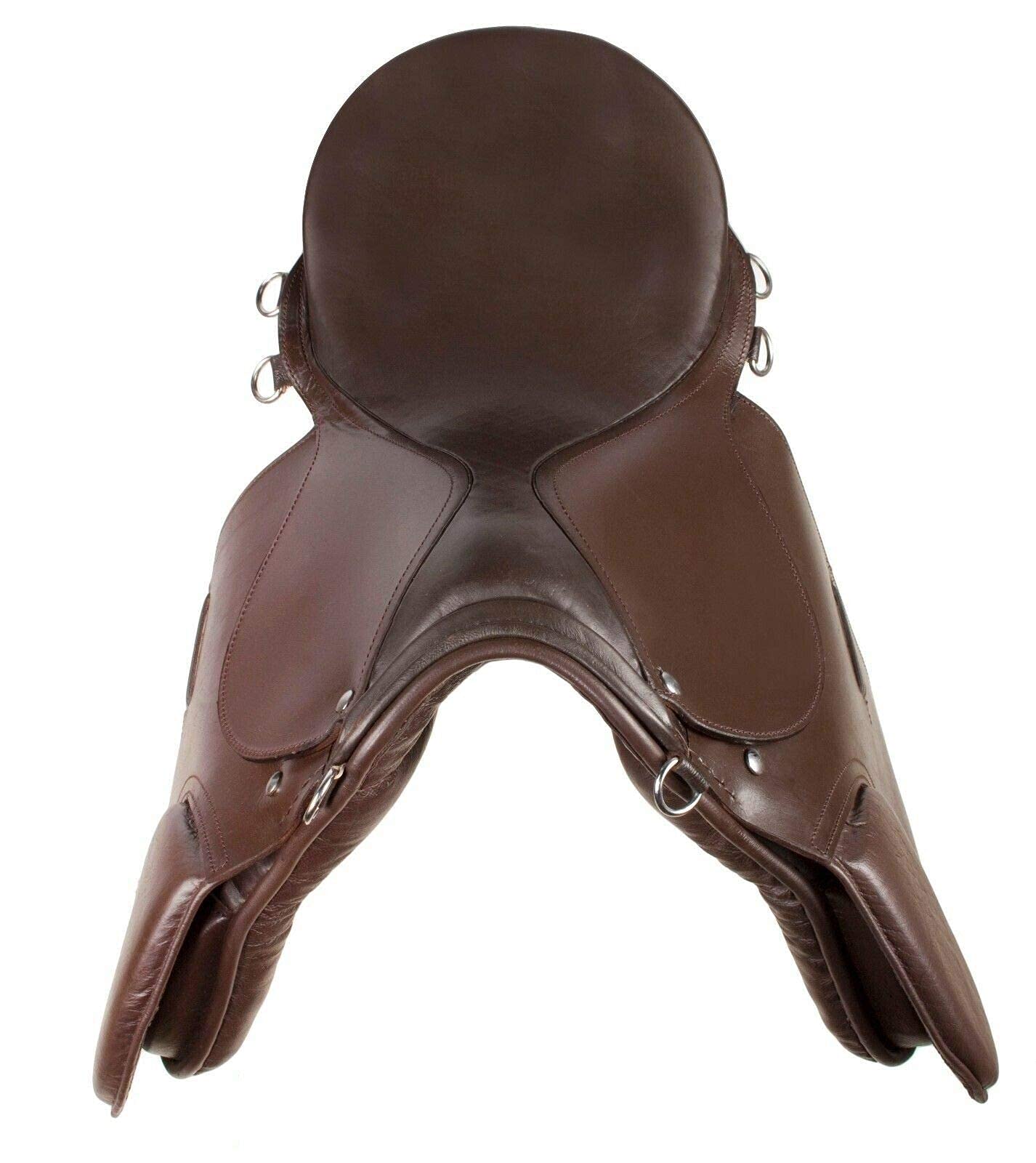 NOUVELLE SELLE DE SAUT EN CUIR DE CHEVAL ANGLAIS