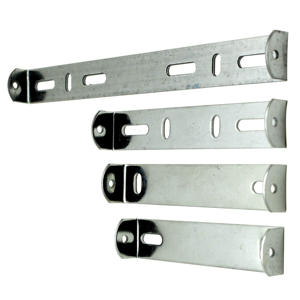DC VOLTAGE Staffa Per Piastra Da Soffitto Con Rosetta - 115 Mm, Accessorio Per Lampadari E Plafoniere, Ferro Placcato - 5