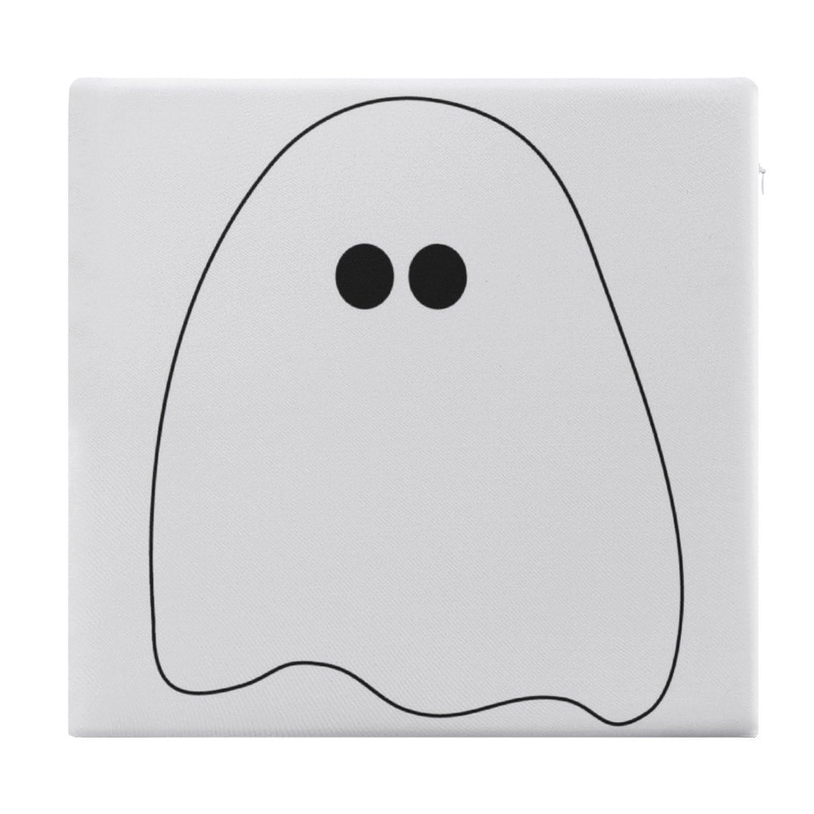 JZemdybill Chair Pad, Ghost Seat Pad, Square Chair Cushion for Yoga Living Room Balcony