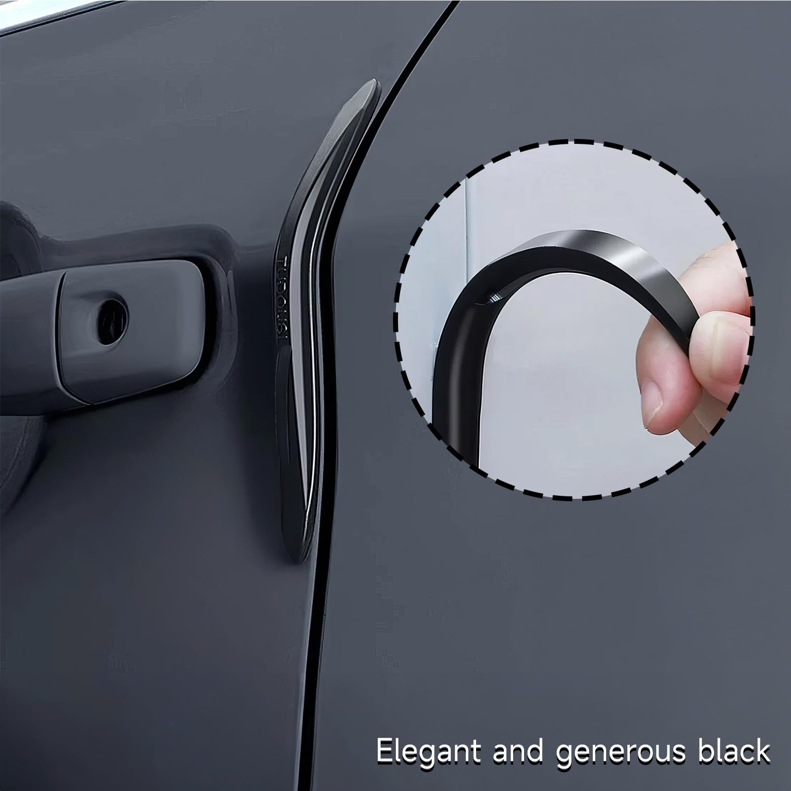 6 Pezzi Proteggi portiera auto,Paracolpi portiere auto,Confezione da dispositivi di protezione per bordi della portiera dell’auto