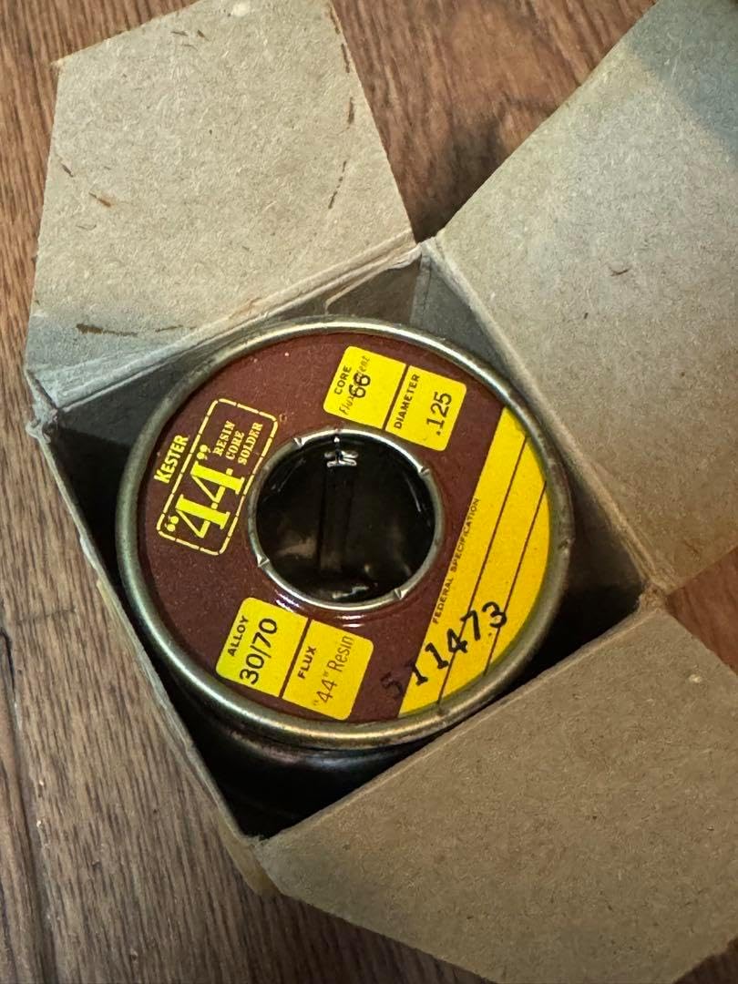 未使用デッドストック1960年代KESTER44メタル缶1巻 未使用デッドストック1960年代KESTER44メタル缶1巻 未使用デッド