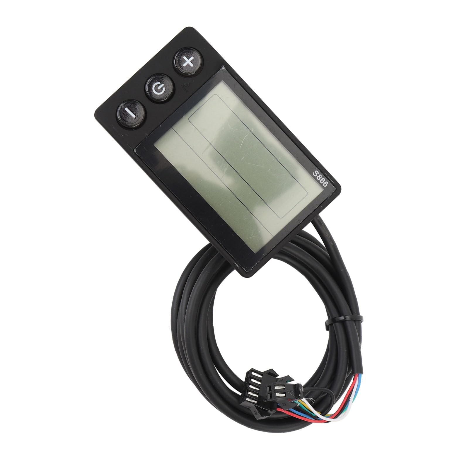 Tbest Panneau D'affichage LCD de Scooter, Panneau de Commande de Scooter électrique avec Matériau ABS adapté au Guidon de 22, 2 Mm pour Le Cycle électrique