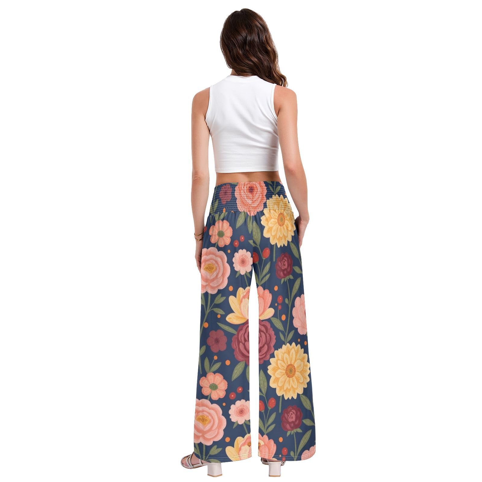 Western Pioneer Country - Pantalones de descanso para mujer, ligeros, elásticos, casuales