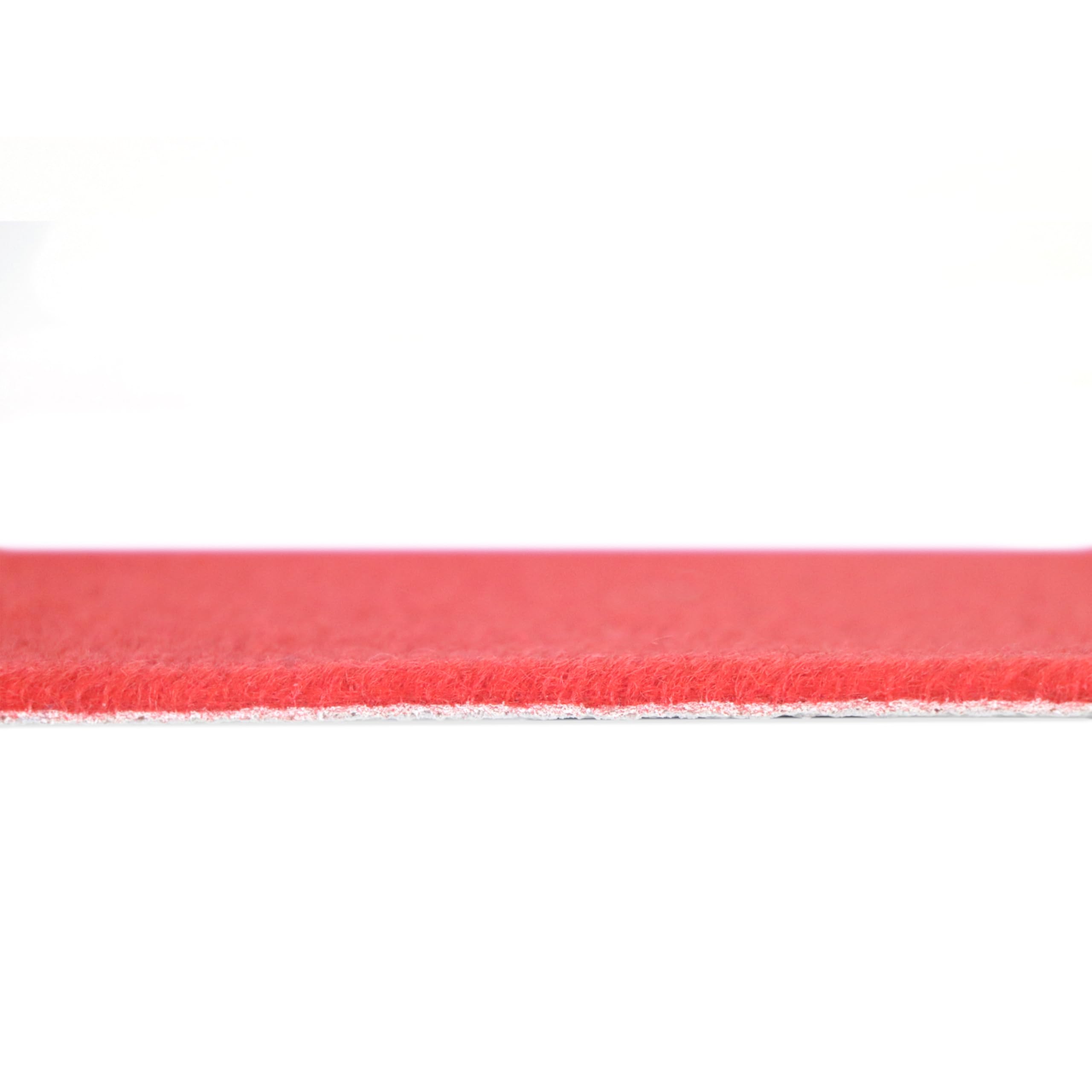 Primaflor Event- und Messeteppich Salsa | 100x800 cm | Rot | 5 mm | Messeteppich Meterware mit Gummirücken | Vlies Teppich | Nadelvlies Bodenbelag für Messe, Event und Publikumsverkehr