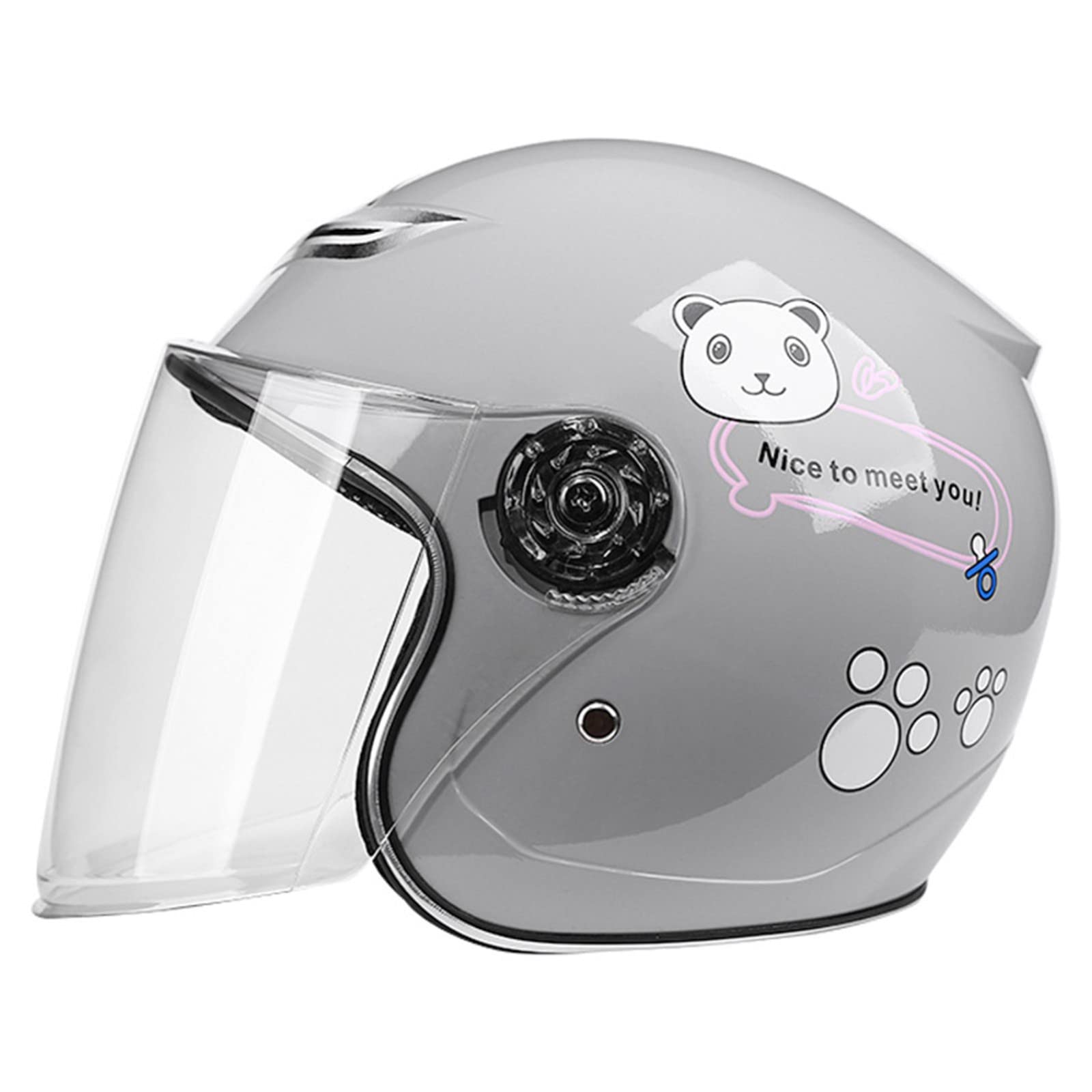 Enfants Vélo Casque Ergonomique Enfants Chaud Coupe-Vent Casque de Moto pour Winte Garçons Filles Équipement De Protection Ensemble pour BMX Vélo Scooter