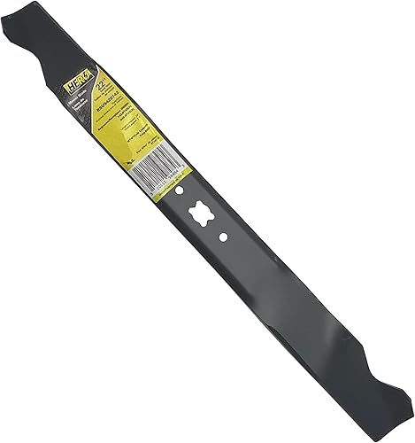 Miniatura 1 de HERO Cuchilla de cortacésped con mantillo para MTD Cub Cadet Troy-Bilt con cubierta de 22 pulgadas CtoC de 2.5 pulgadas y orificio central de