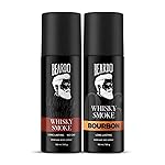 Beardo Whisky Smoke & Bourbon Perfume Body Spray (Set of 2) Spicy, Woody Oudh Deo for Men Long Lasting |Date night Deodorant for Men | Fresh Scent | Valentines day gift for husband | Gift for boyfriend | Gift for Men