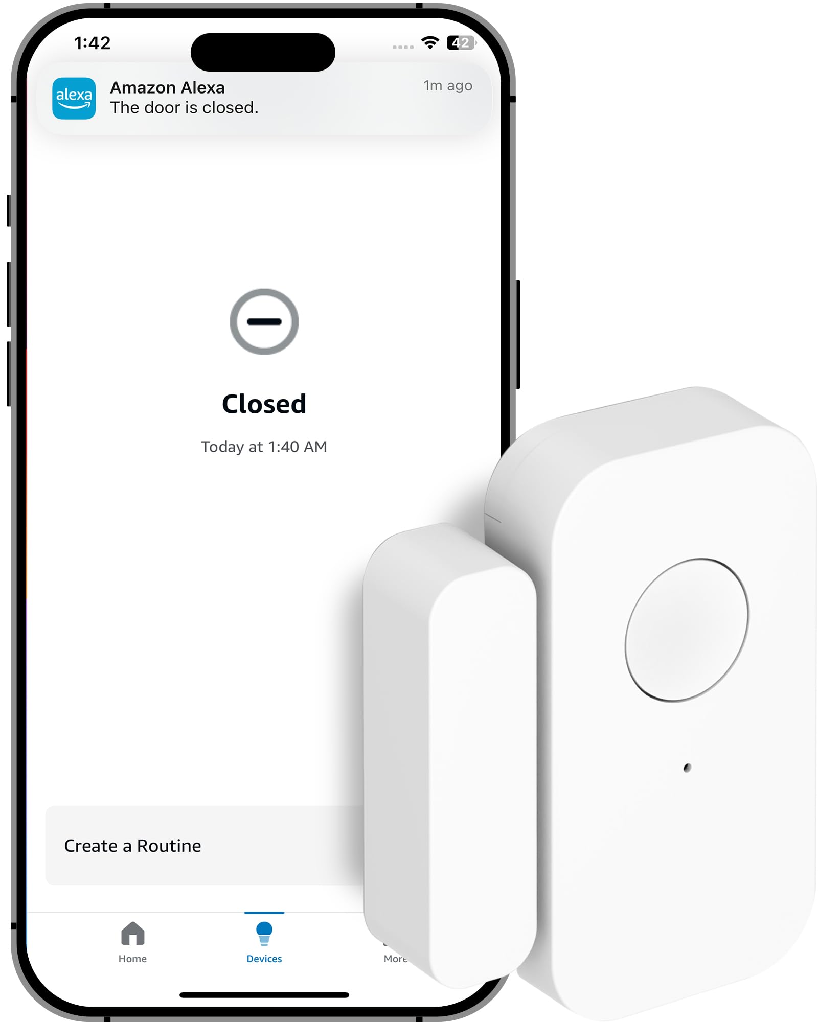 Azoula Azoula Zigbee Türsensor für Smart Home Automation, Mini Kontaktsensor, benötigt Zigbee Hub, funktioniert mit Apple HomeKit, Alexa, SmartThings und Hue
