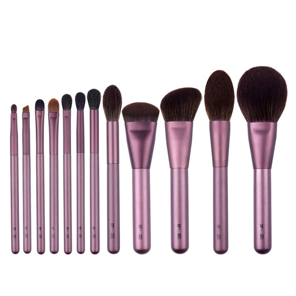 ZYFF huazhuangshua Pincel de maquillaje, Pincel de maquillaje cosmético con base de reparación de rubor en polvo suelto, Sombra de nariz brillante, Pincel de cejas, para mujeres,