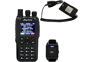 AnyTone AT-D878UVII Plus - The Enhanced Dual Band Ham Radio with Battery Eliminator