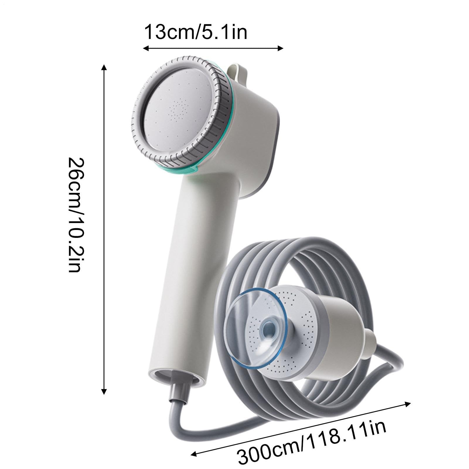 Doccia Da Campeggio Spray Bagno Ricaricabile Esterno 2 Modalità Con | Doccia A Mano Ricaricabile Per Camper Campeggio Spiaggia Giardino Escursionismo Zaino In Spalla Cortile Viaggio Balcone