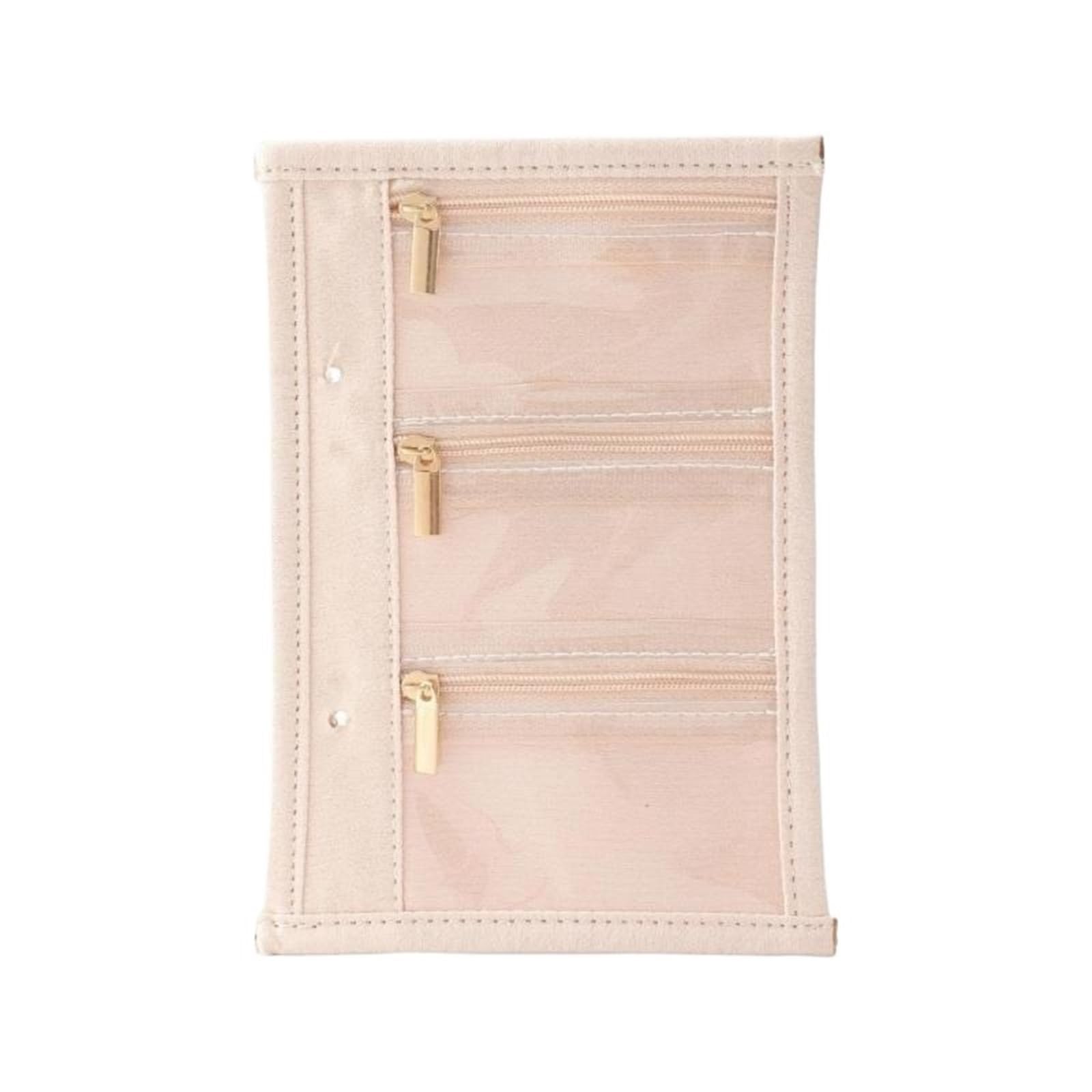 FDzkrtvm Transparent Jewelry Storage Book, 4 Pcs Jewelry Storage Bag Multi Compartments Secure ions(Three Grids)