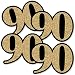 Adult 90th Birthday - Gold - Decorations DIY Party Essentials - Set of 20