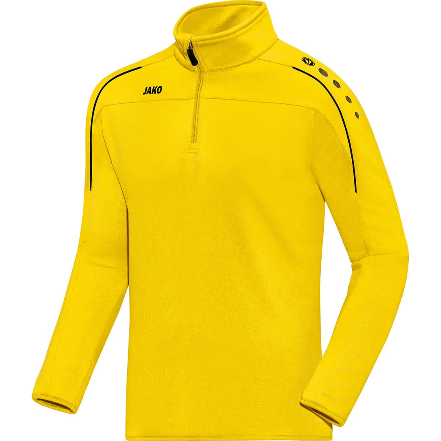JAKO Classico 8650 Men's Training Zip Top 3XL Night Blue/Citro, unisex_child, Training zip., 8650, Lemon, 128