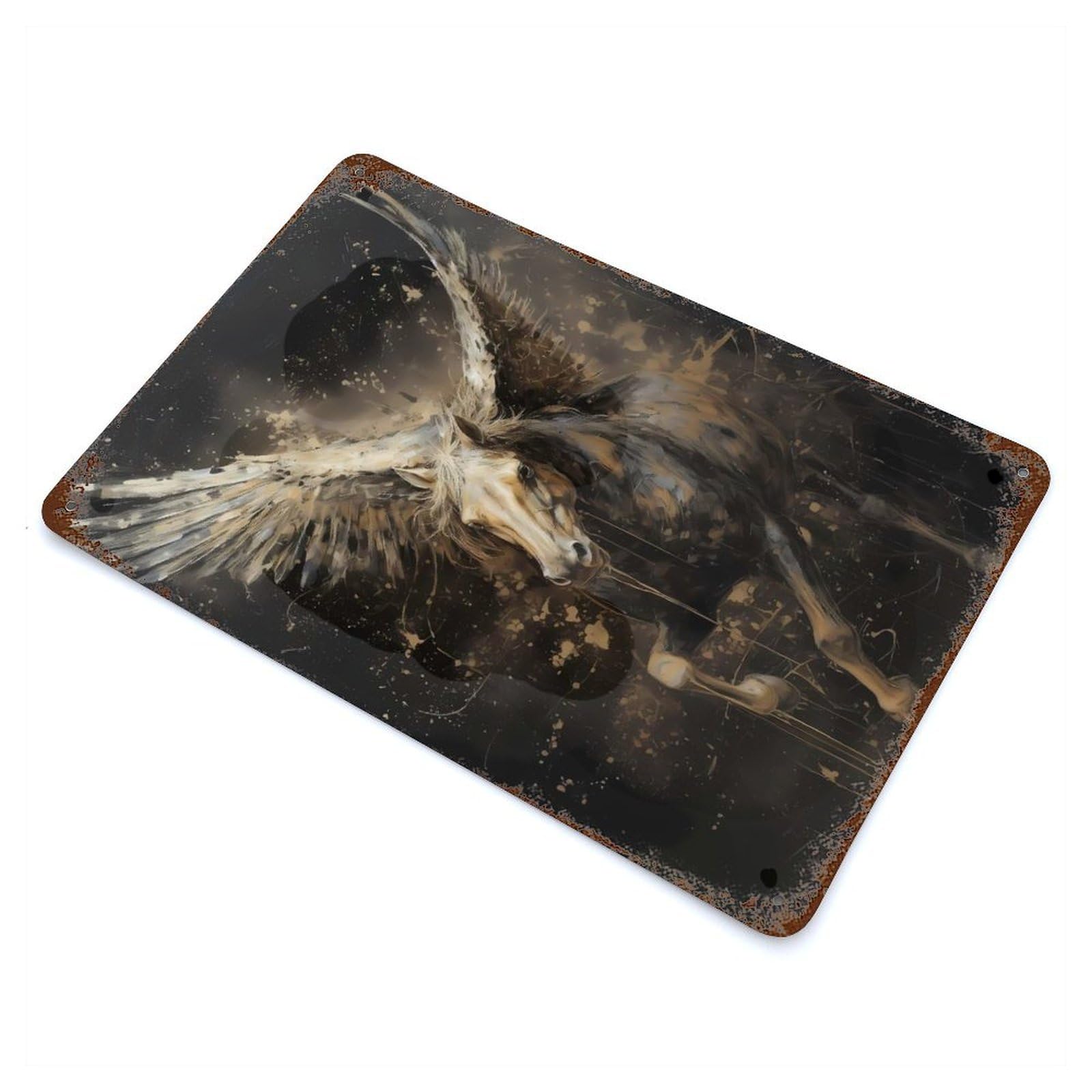 Pegasus Dream Vintage Metal Tin Sign 11.8"x7.9", for Cafe, Home Bar And Lounge Decor, Vintage Wall Decor