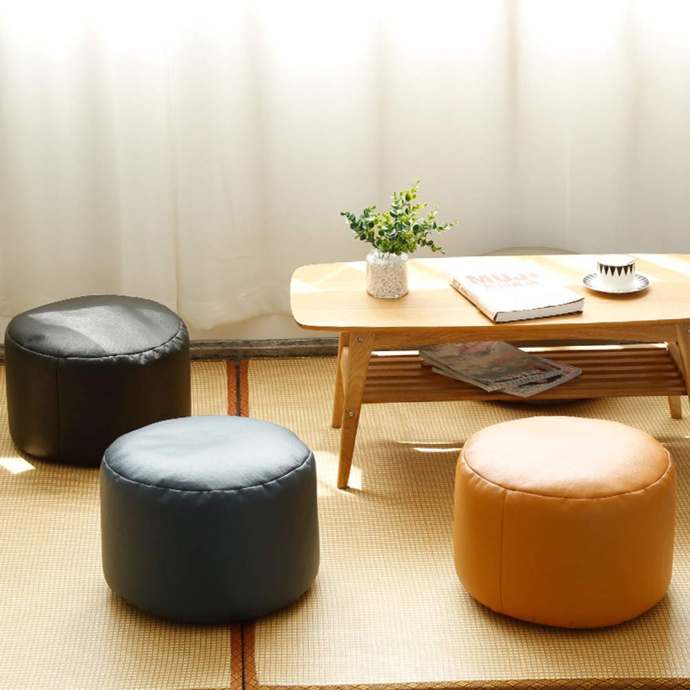 Amazon｜オットマンラウンドオットマン、快適なフットスツールパッド